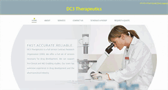 Desktop Screenshot of dc3therapeutics.com